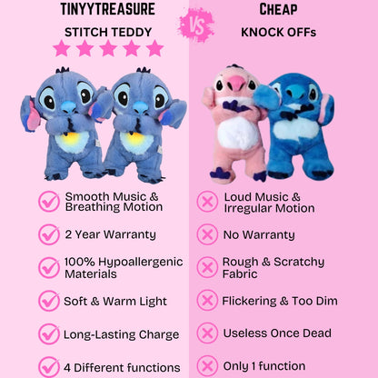 DISNEY STITCH BREATHING TEDDY