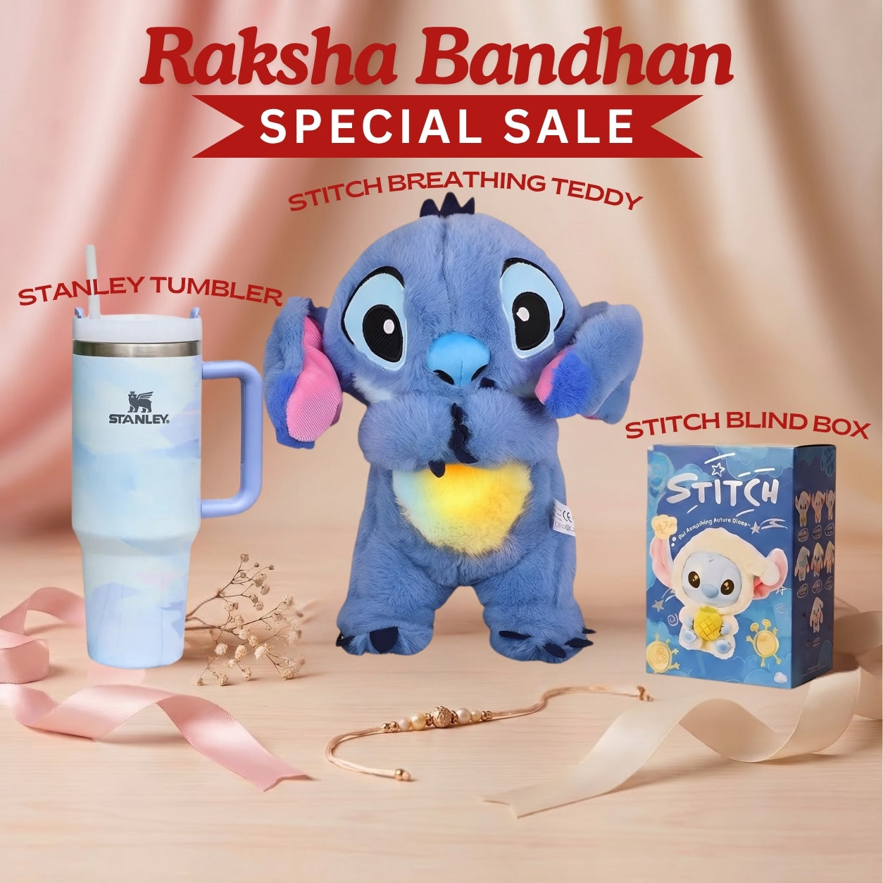 DISNEY STITCH BREATHING TEDDY