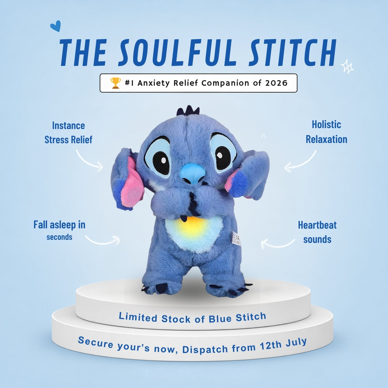 DISNEY STITCH BREATHING TEDDY