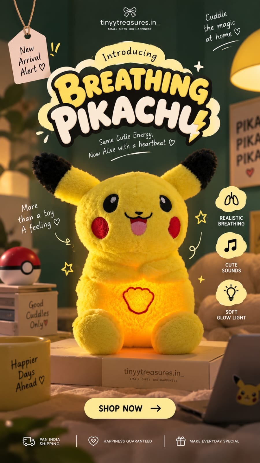Breathing Pikachu