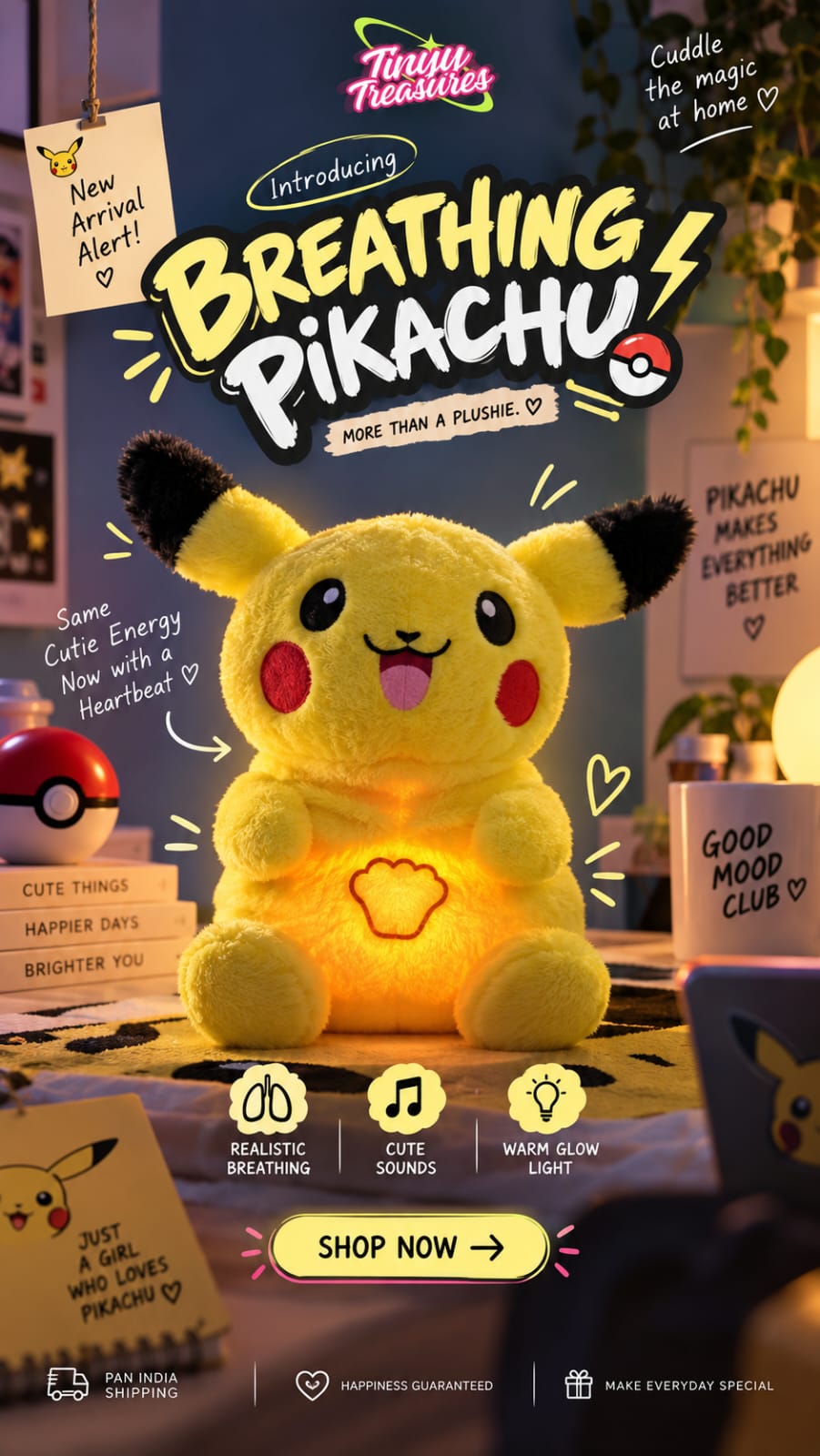 Breathing Pikachu