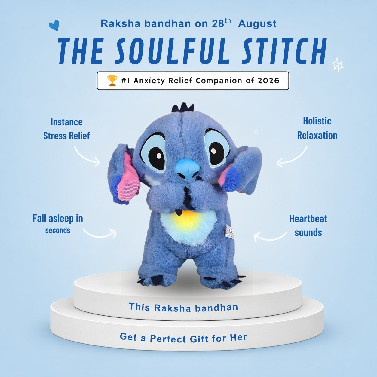 DISNEY STITCH BREATHING TEDDY